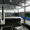 FL-L2040FHR-4000-D350-IPG Лазерный станок для резки листового металла и труб с кабинетной защитой