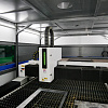 FL-L2040FHR-2000-D220-IPG Лазерный станок для резки листового металла и труб с кабинетной защитой